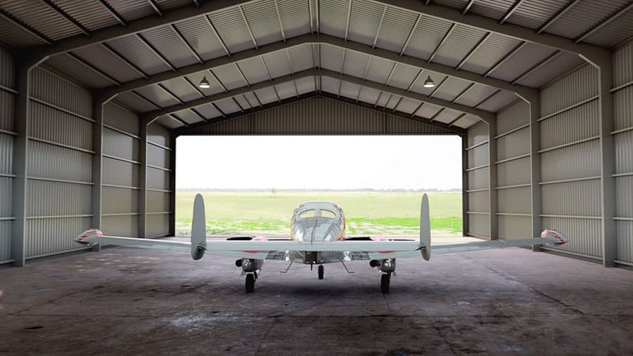 airplane hangar