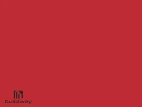 Red color swatch from Buildway’s cold-formed steel (CFS) exterior palette.